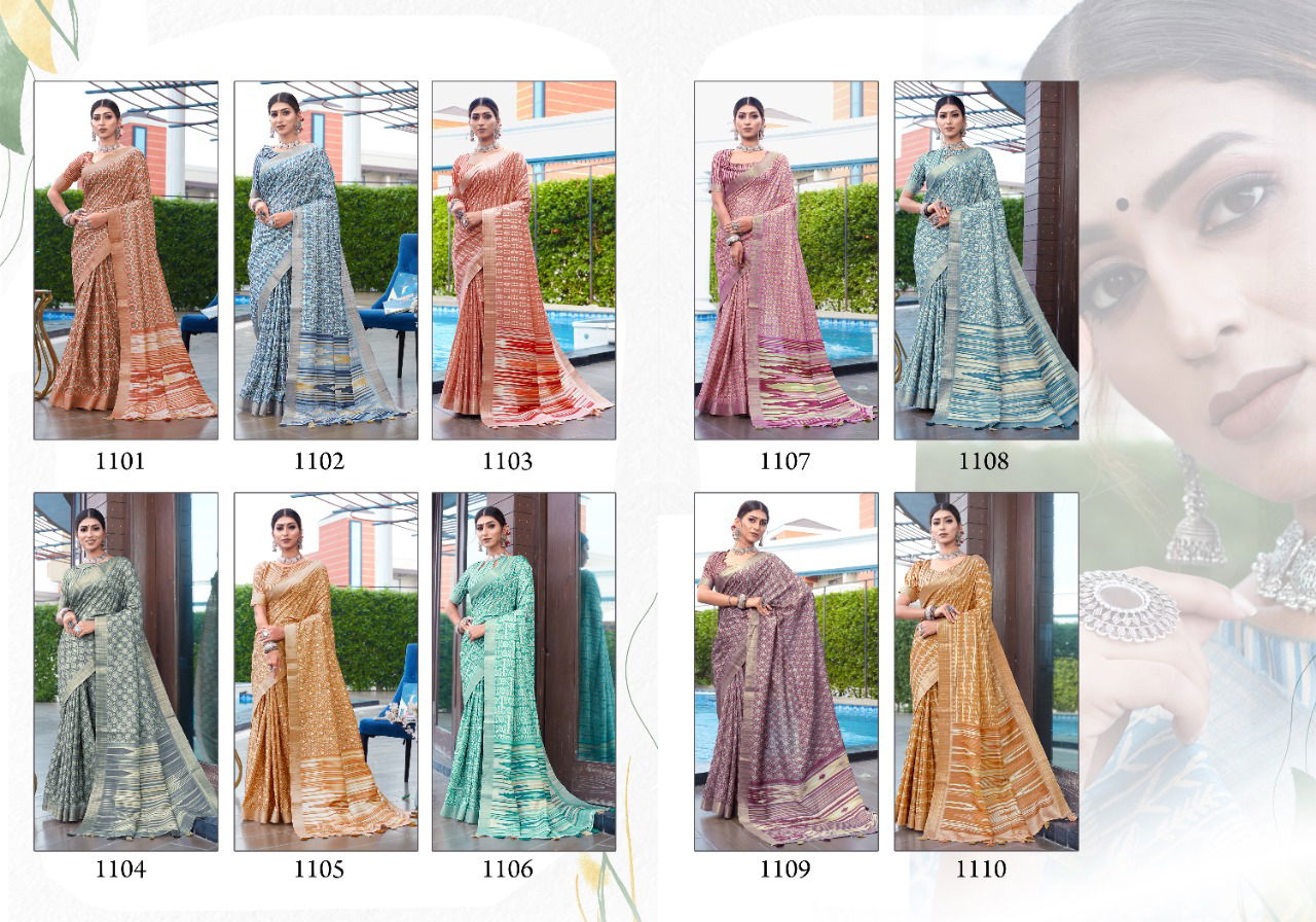 Tanishka Digital1 Festive Wear Wholesale Banarasi Silk Sarees Catalog